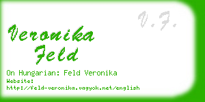 veronika feld business card